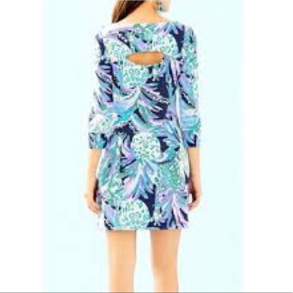 💙💜🍍NWT Lilly Pulitzer Hollee Pineapple Dress Size Large - Picture 10 of 10